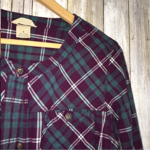 Duluth Purple Plaid Button Down - Picture 4 of 7